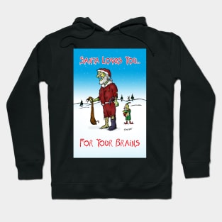 Zombie Santa Loves You Hoodie